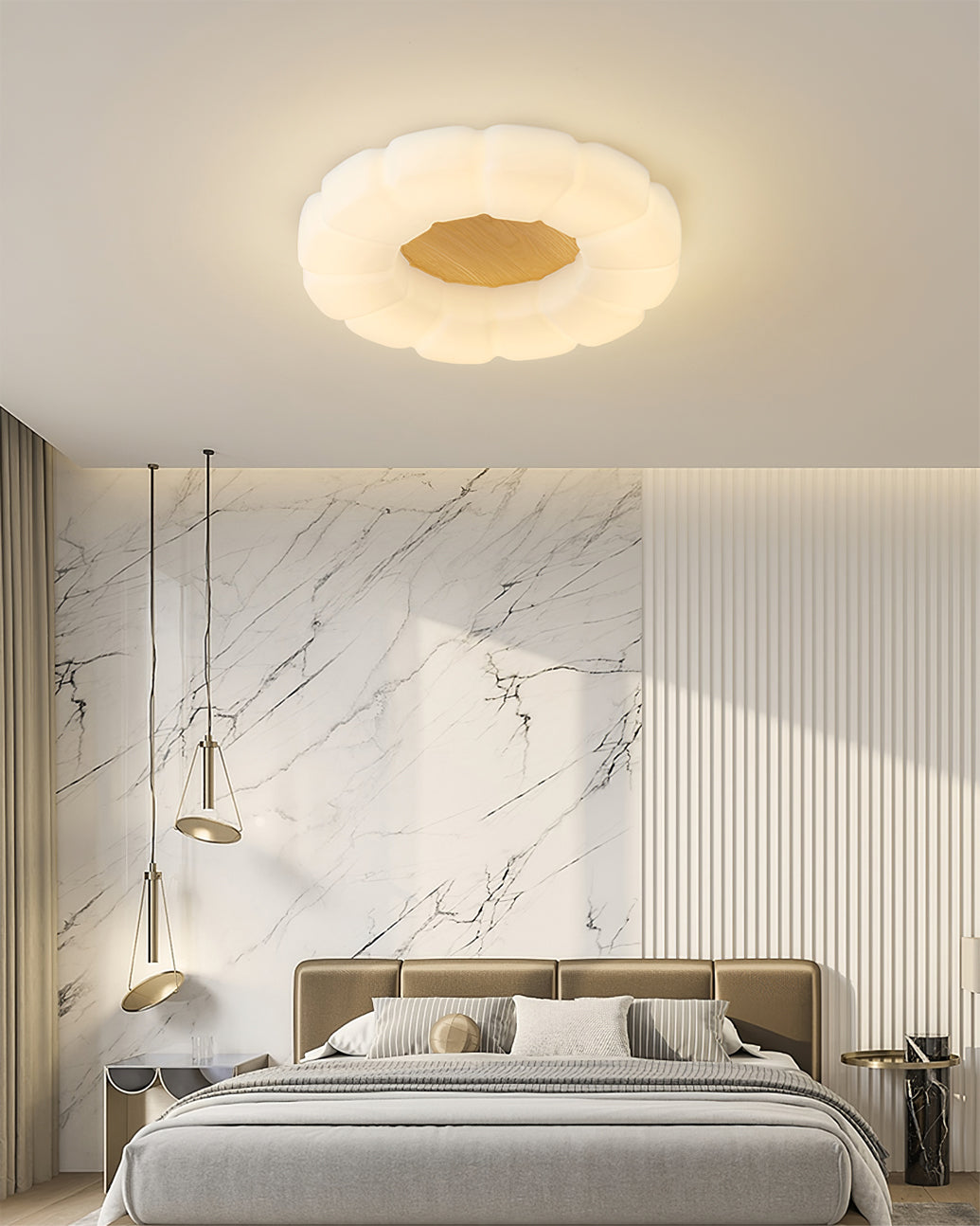 NubiGlow - Ceiling Light with Modern Style and Pleasant Light Distribution