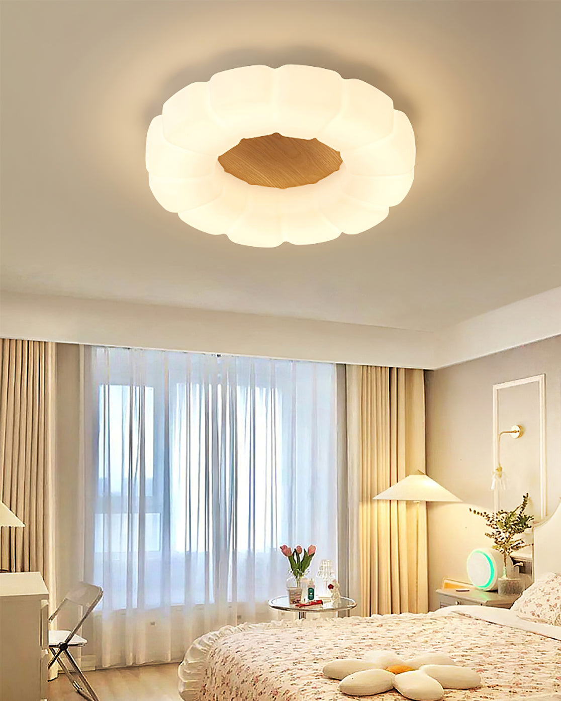 NubiGlow - Ceiling Light with Modern Style and Pleasant Light Distribution