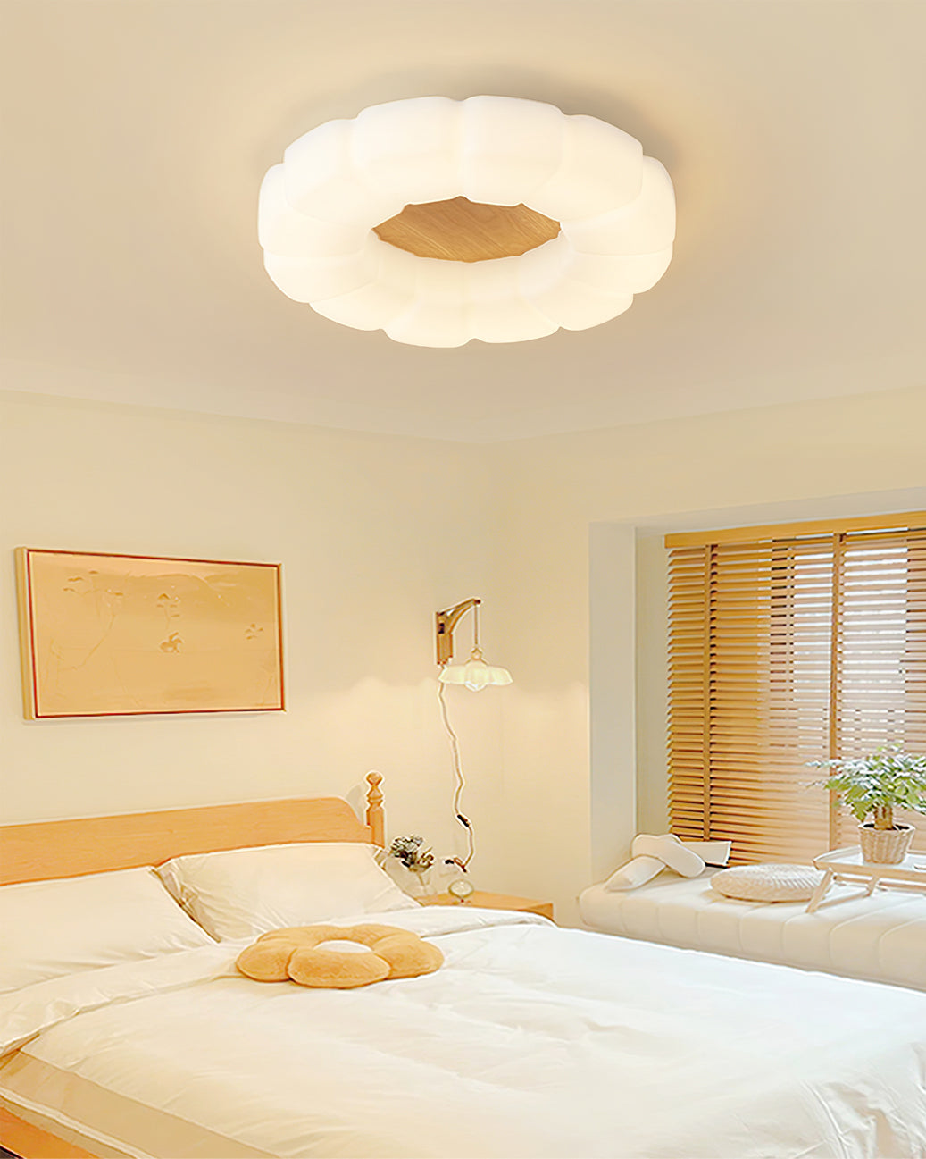 NubiGlow - Ceiling Light with Modern Style and Pleasant Light Distribution
