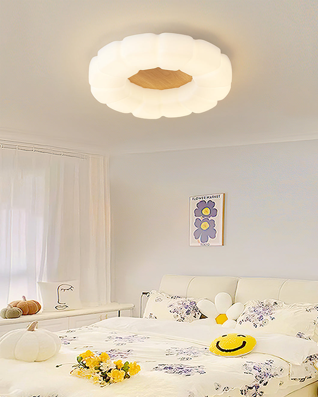 NubiGlow - Ceiling Light with Modern Style and Pleasant Light Distribution
