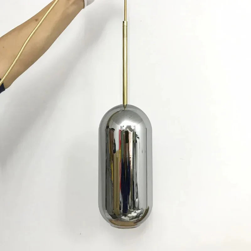NylahGlow - Modern Loft Pendant Light in Iron and Glass