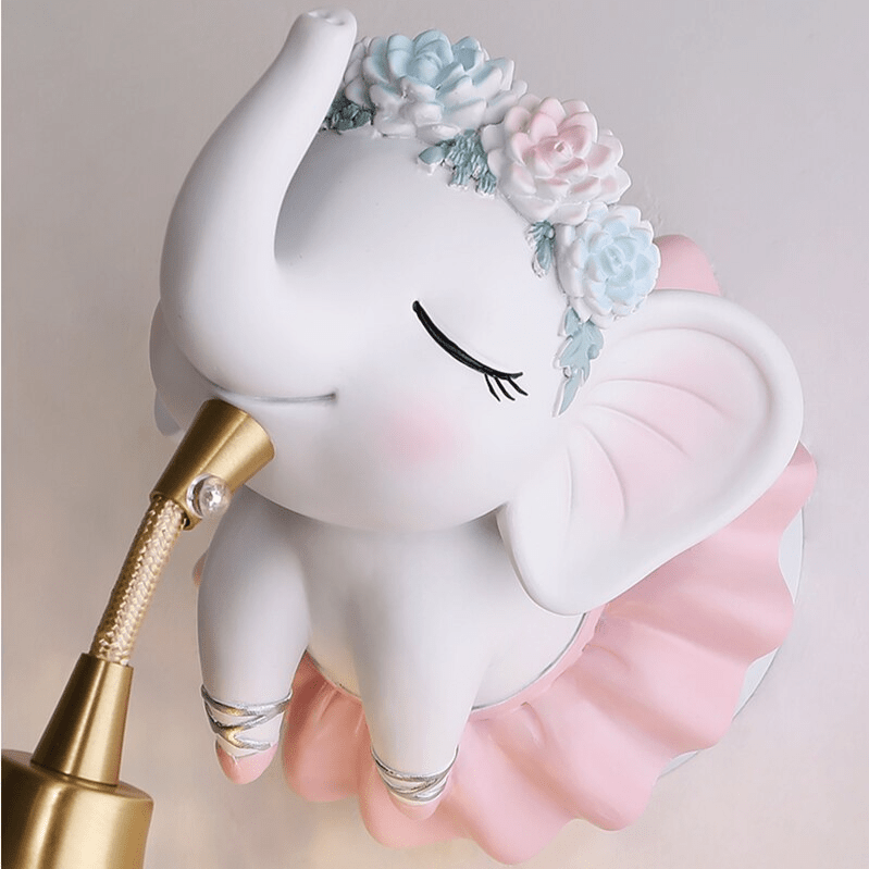 JumboShine - LED Olifant Wandlamp