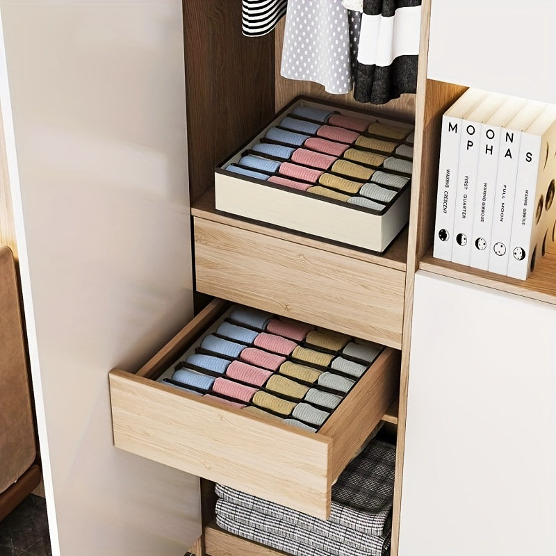 EasyStore - 2-Pack Foldable Storage Boxes with 24 Compartments