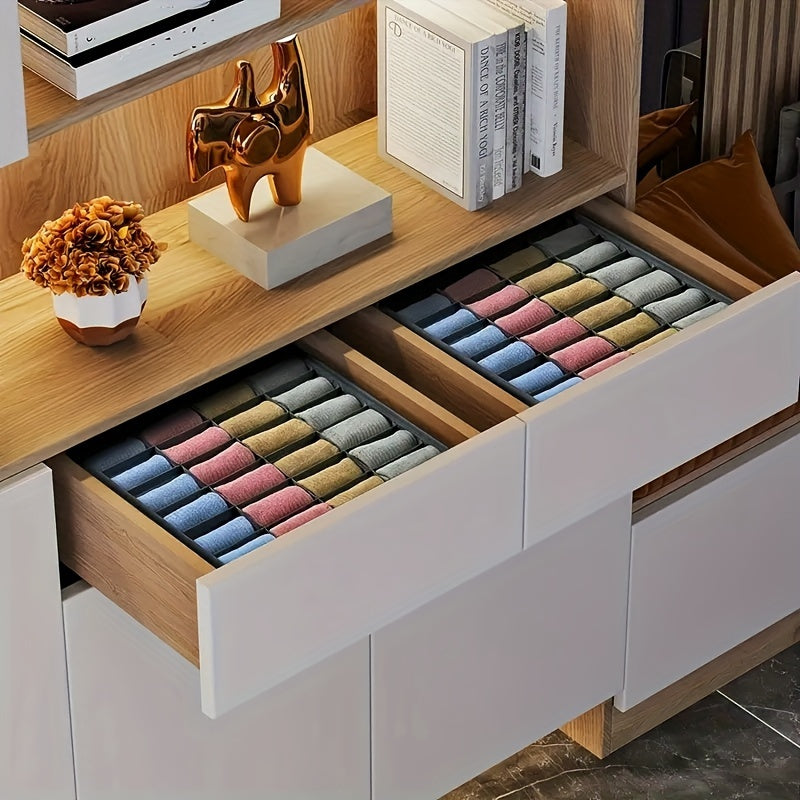 EasyStore - 2-Pack Foldable Storage Boxes with 24 Compartments