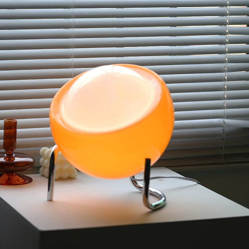 PlanetGlow - Lampe de table en verre illuminée