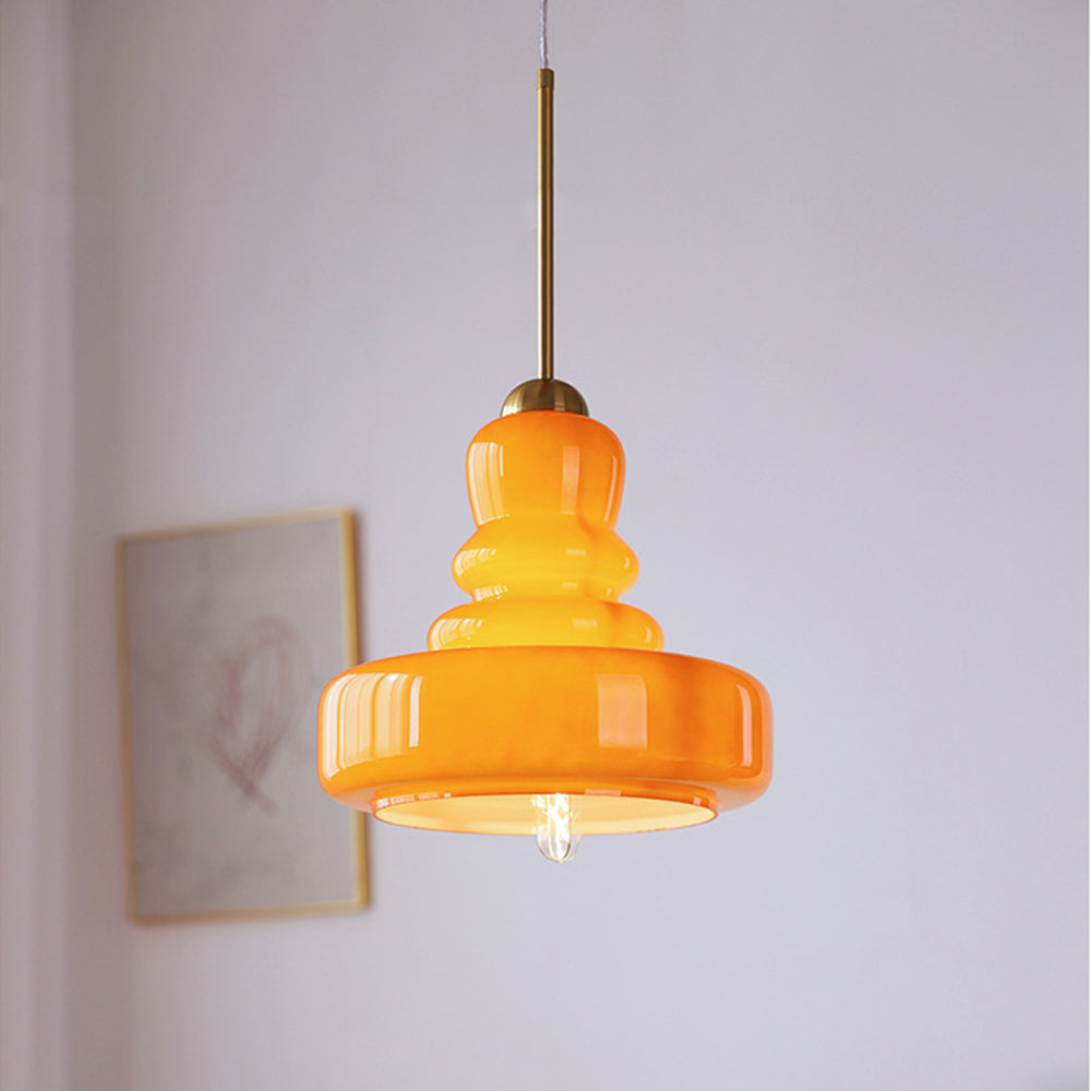 ColorSphere - Bauhaus inspirierte Kürbis-Pendelleuchte