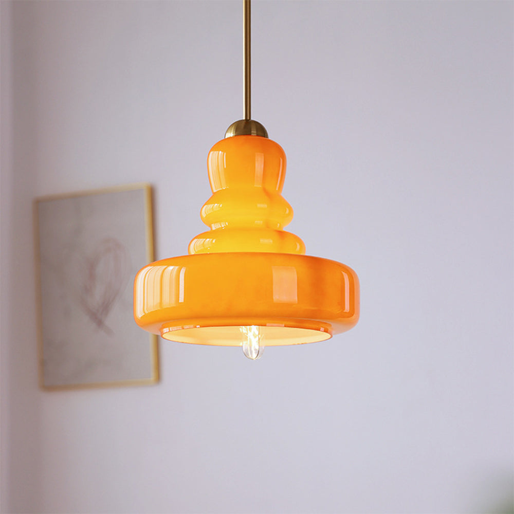ColorSphere - Bauhaus inspirierte Kürbis-Pendelleuchte