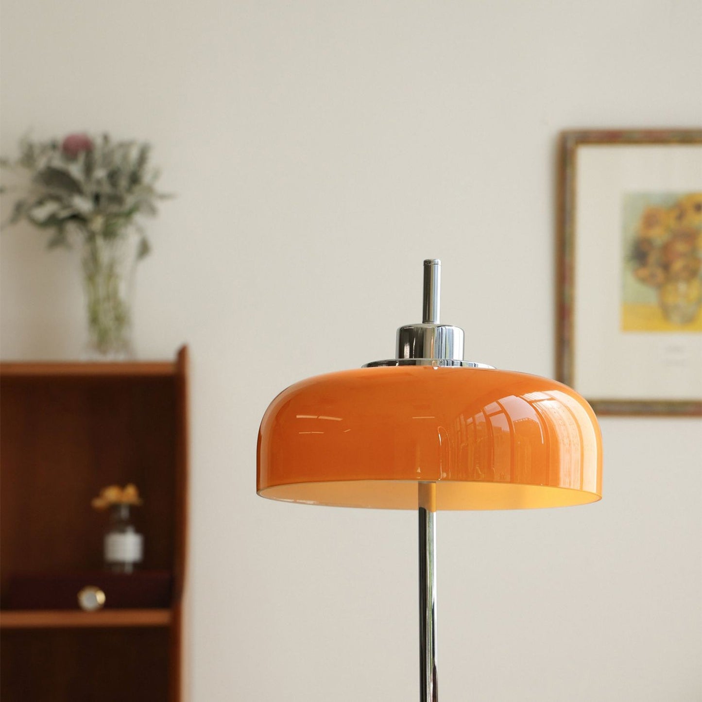 VibrantAura - Lampe de table LED moderne au design rétro