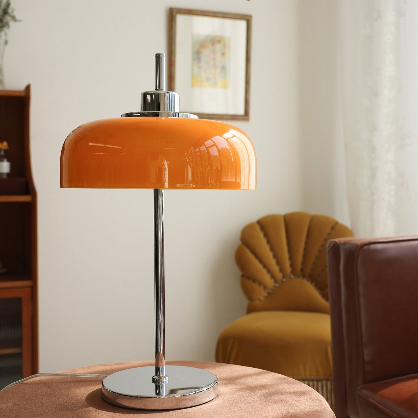VibrantAura - Lampe de table LED moderne au design rétro