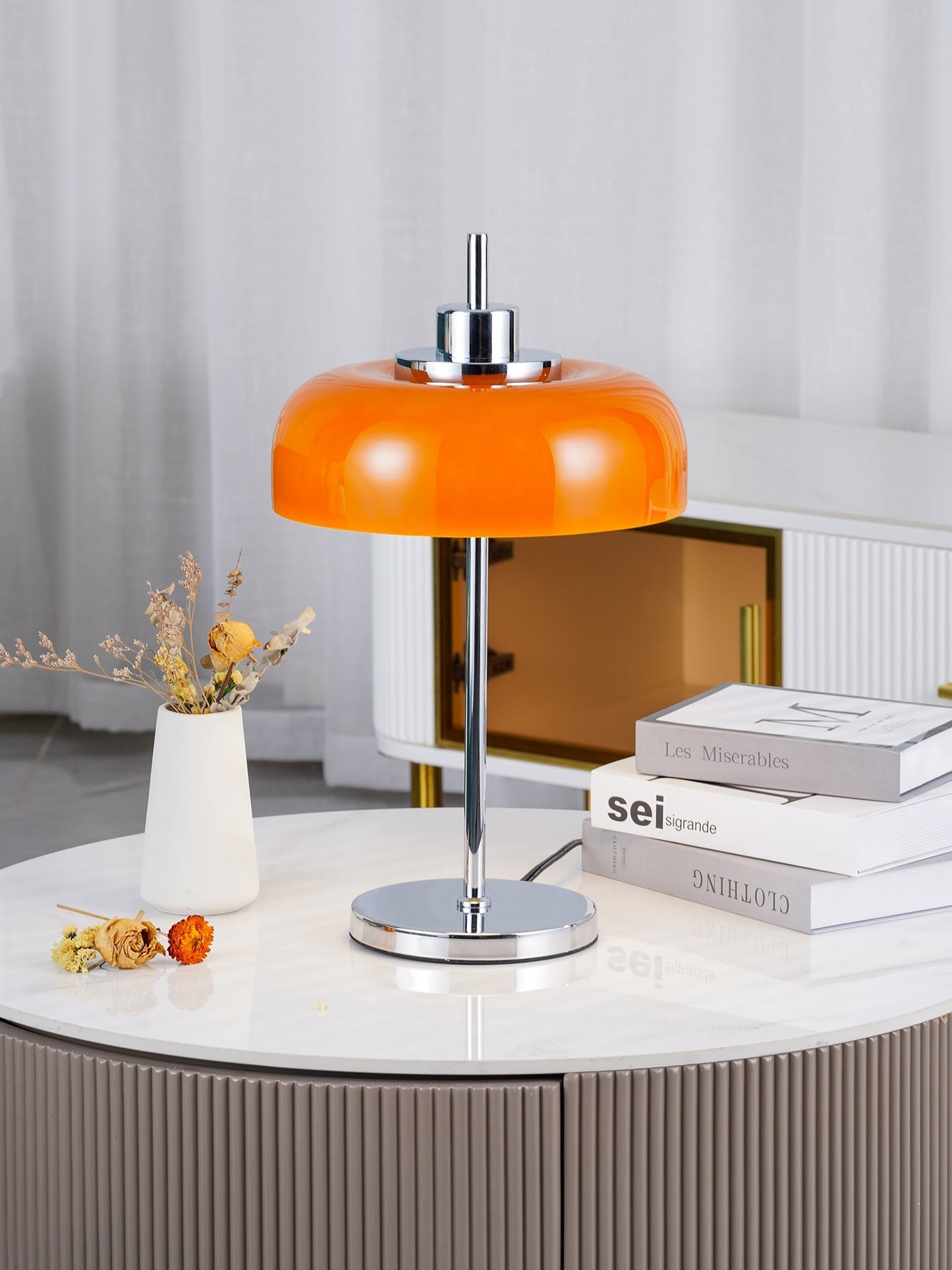 VibrantAura - Lampe de table LED moderne au design rétro
