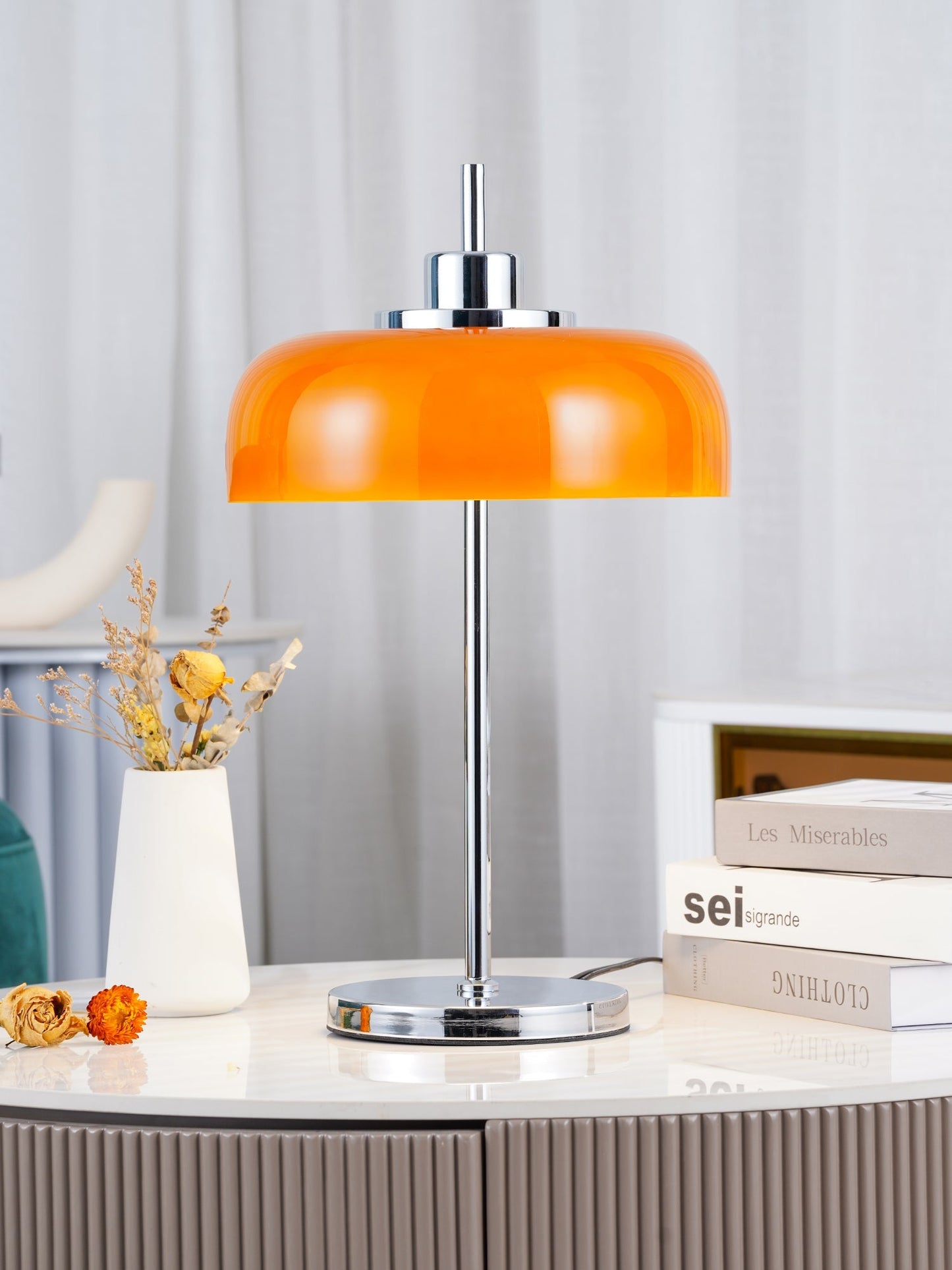 VibrantAura - Lampe de table LED moderne au design rétro