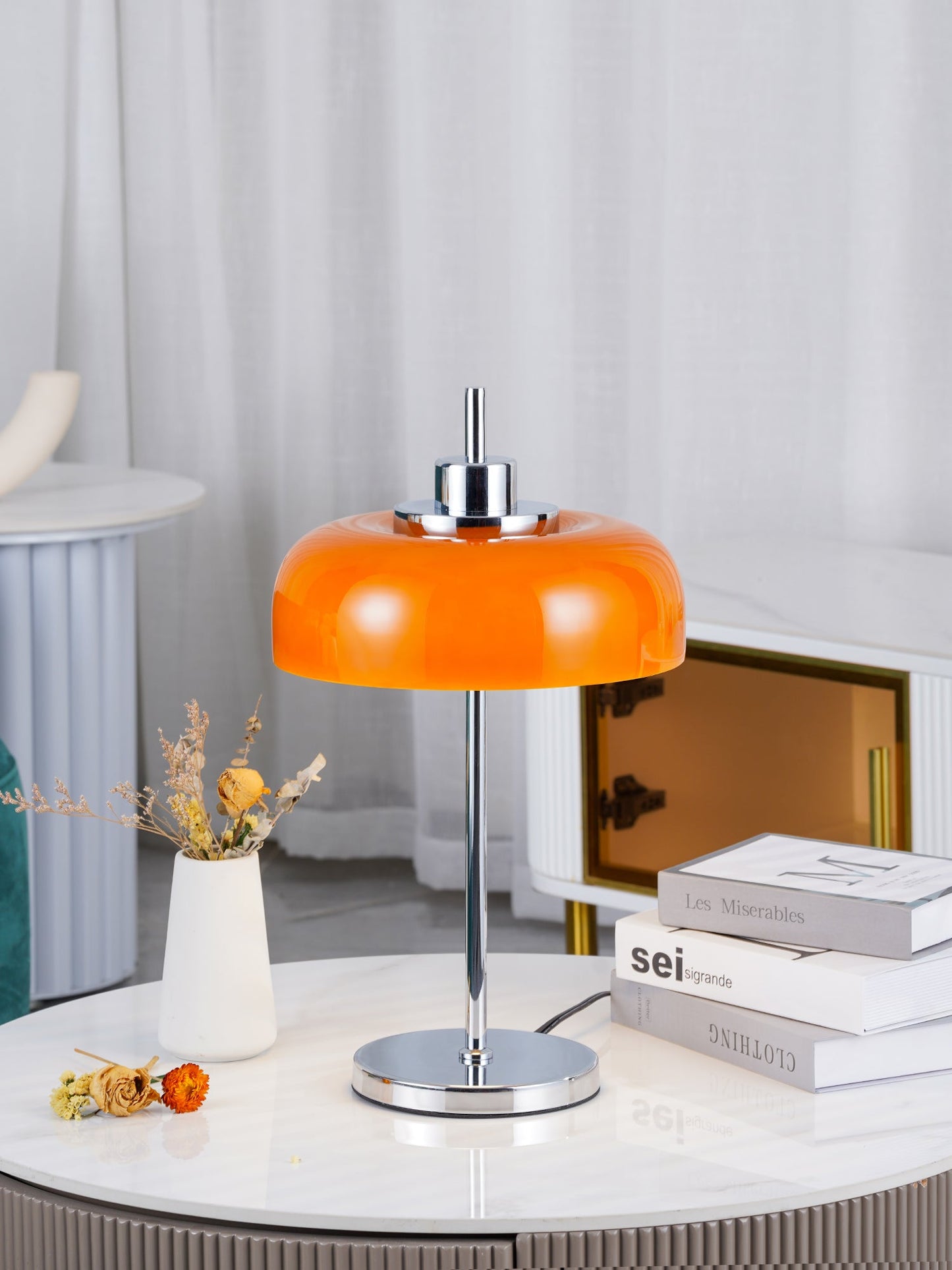 VibrantAura - Lampe de table LED moderne au design rétro