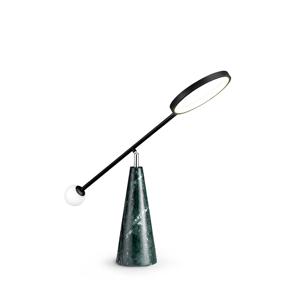 OrbitGlow – Moderne bordlampe med geometrisk design