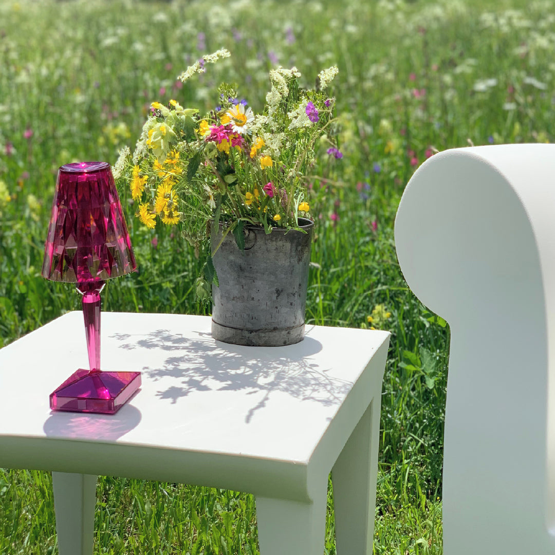 SparkLicht - Lampe de table moderne avec LED et effet glamour