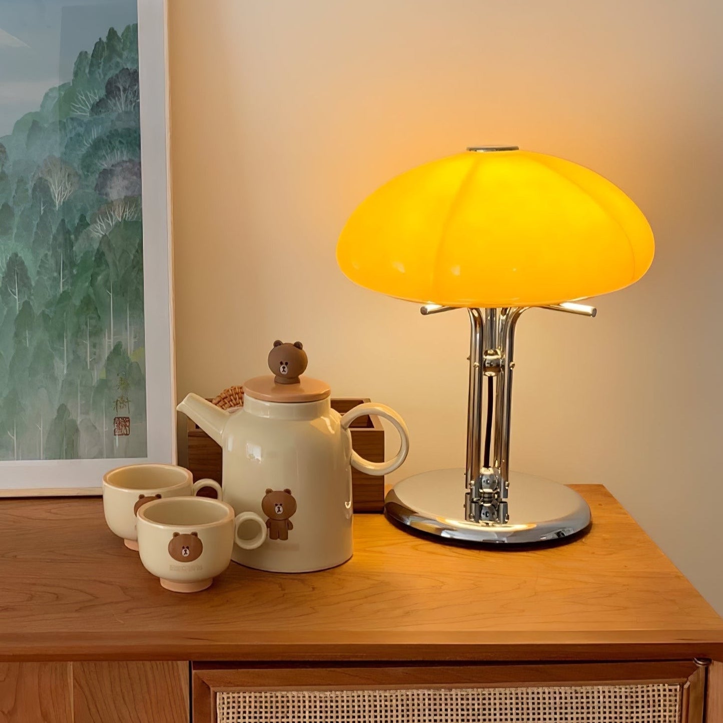 BauhausGlow - Lampe de table champignon
