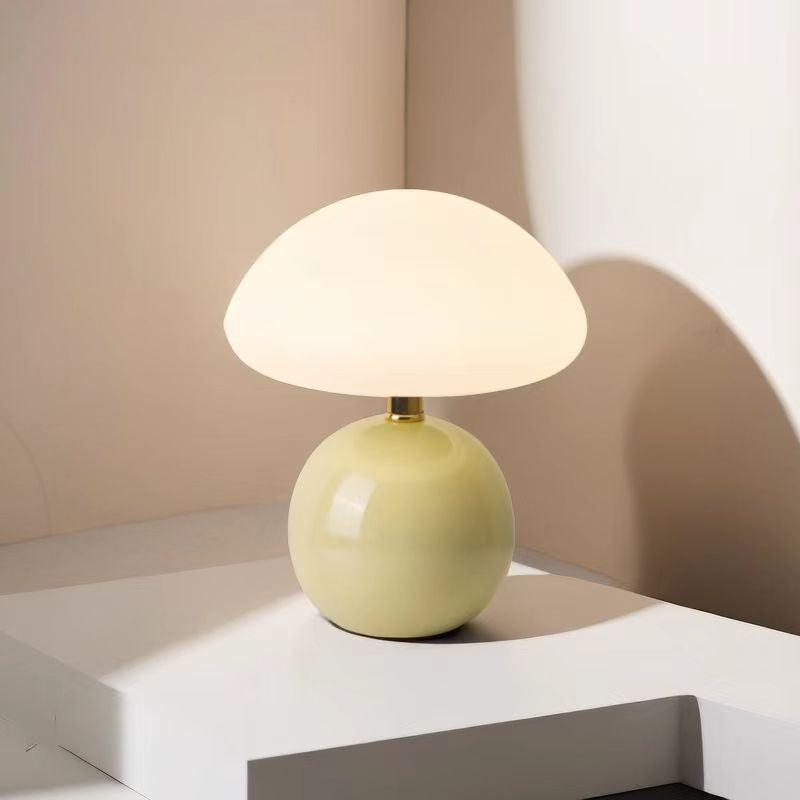 MushroomGlow - Elegante Franse Tafellamp