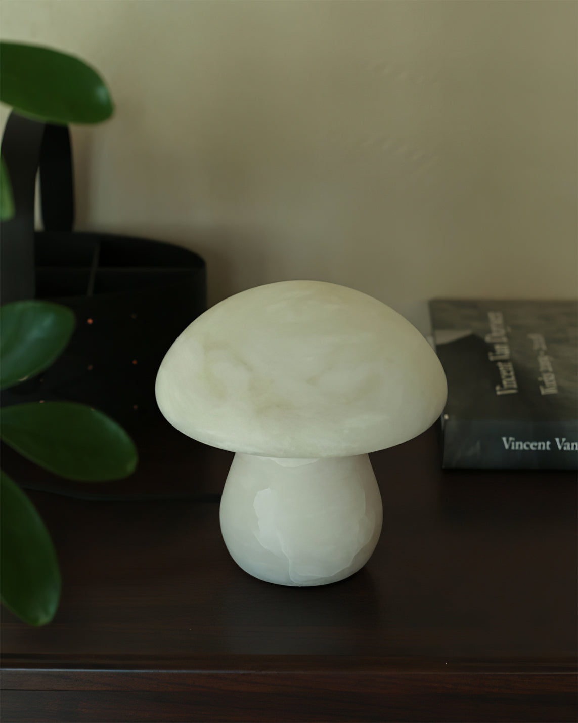 MushroomAura - Alabaster Table Lamp