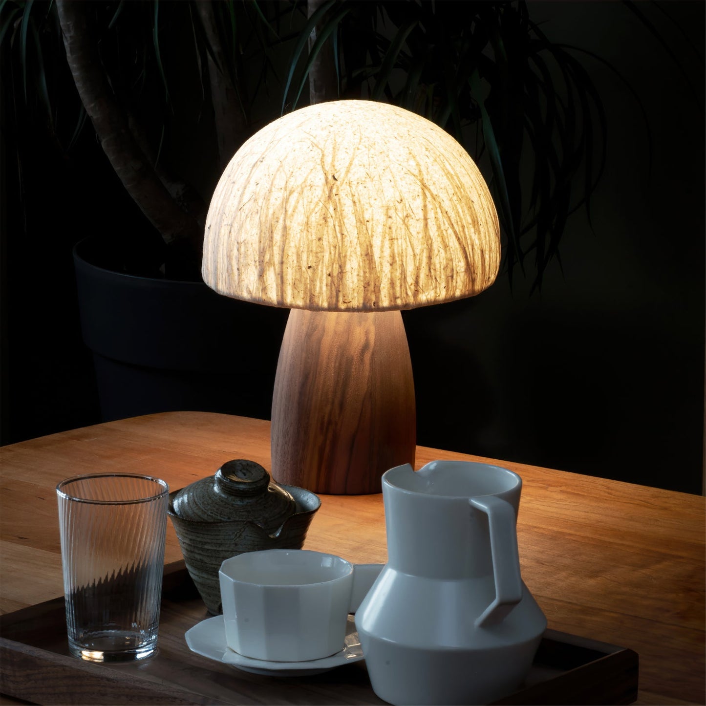 Light Mushroom - Table Lamp in Playful Mushroom Shape with Warm Light