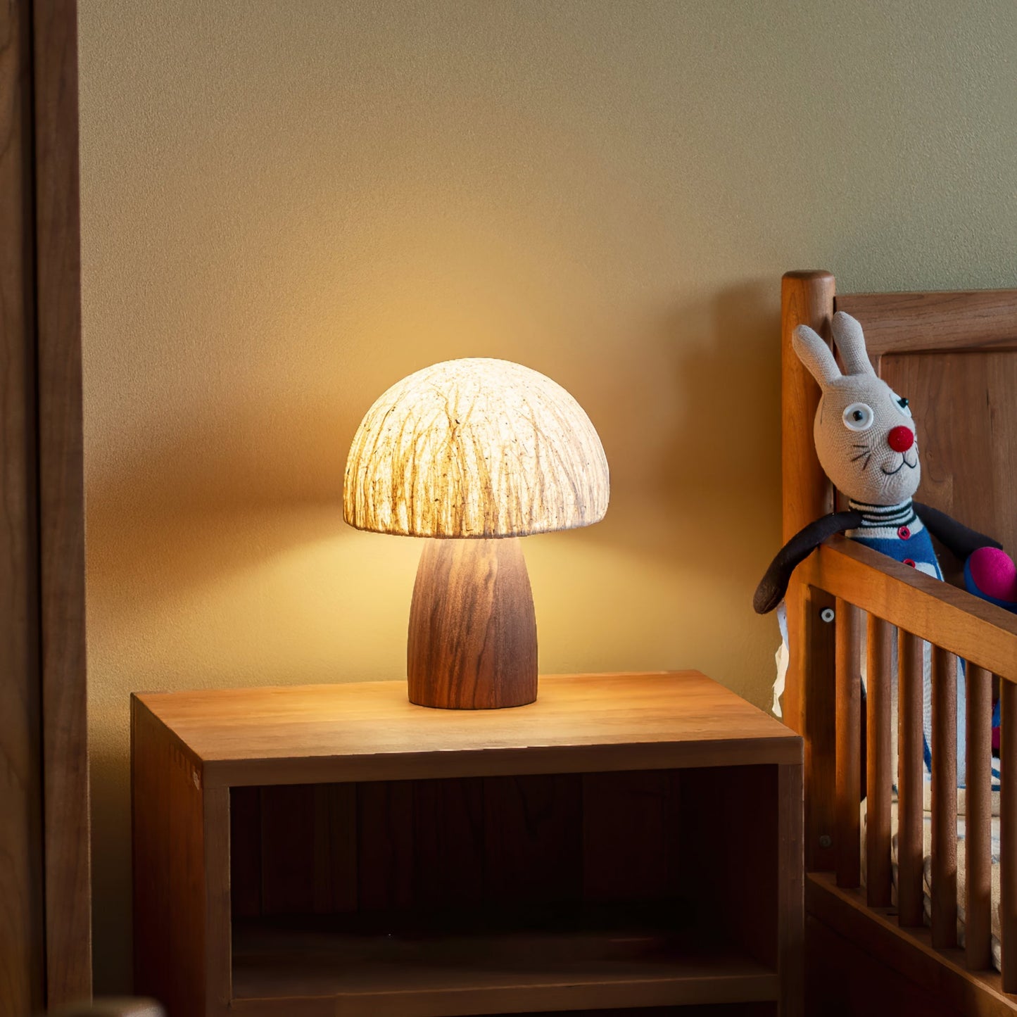 Light Mushroom - Table Lamp in Playful Mushroom Shape with Warm Light