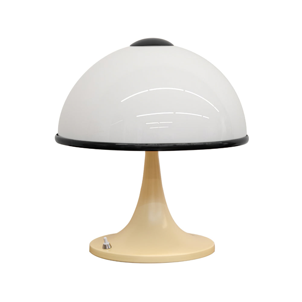 Luxe Mushroom - Bordlampe med elegant fod og blød lysdiffusion