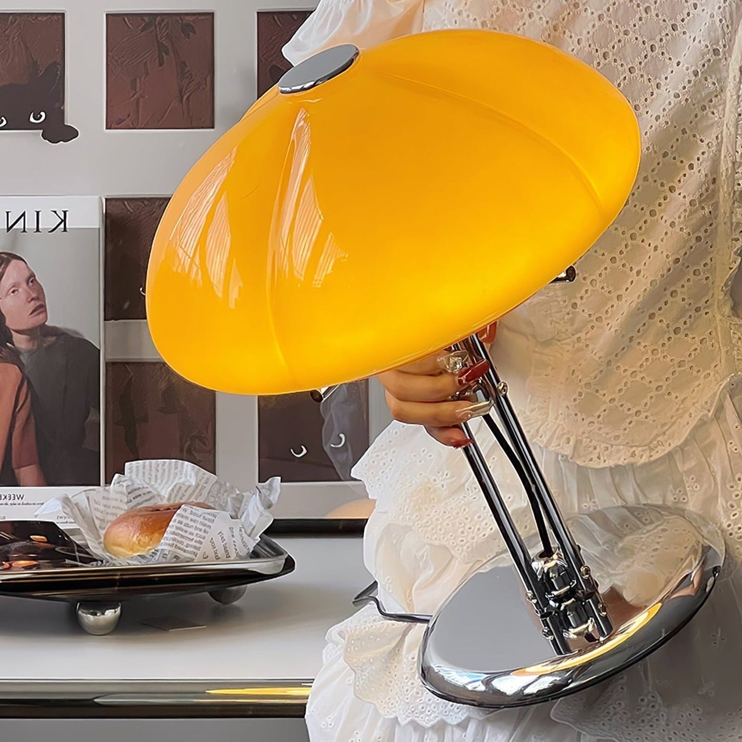 BauhausGlow - Lampe de table champignon