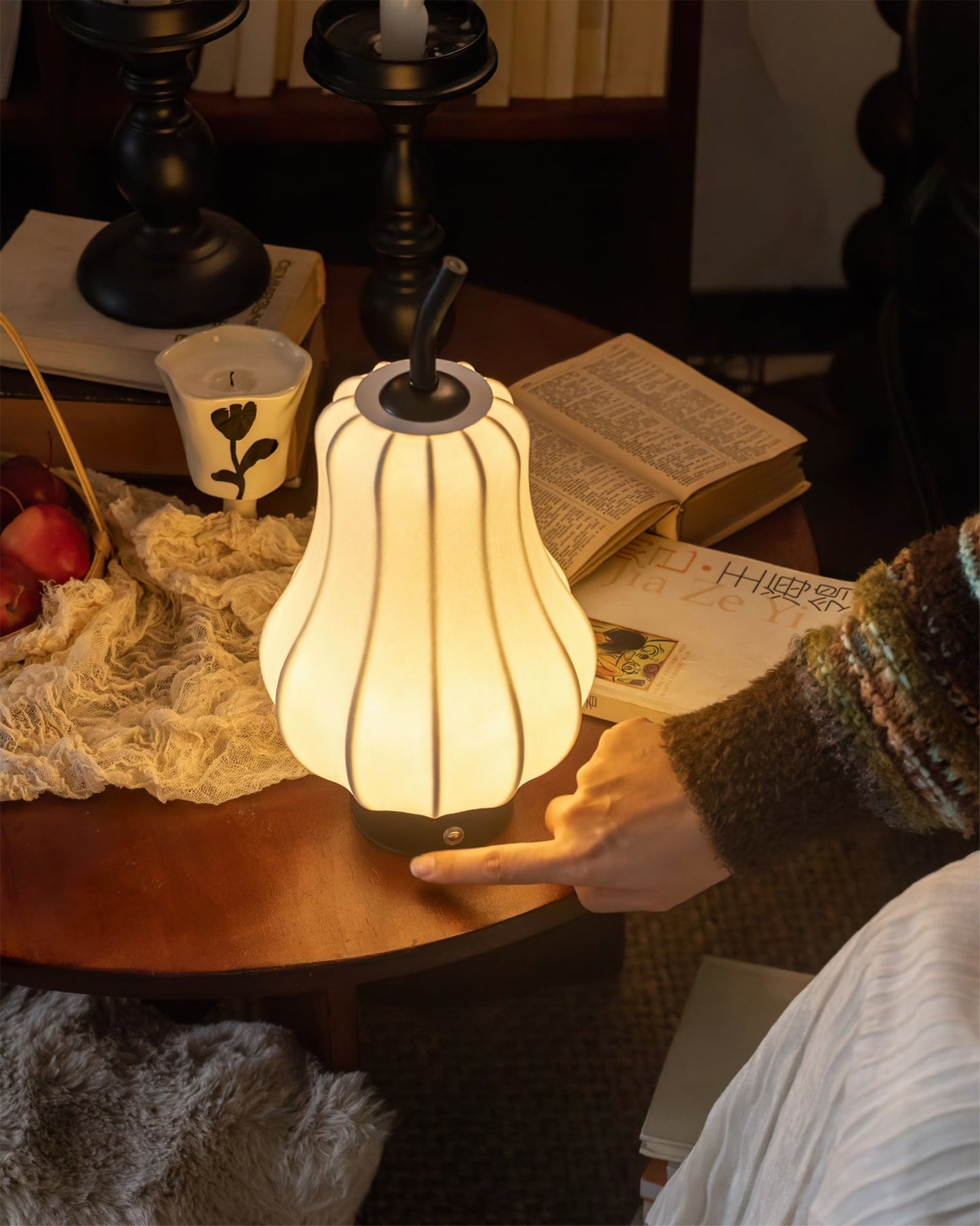 LichtPeer - Table Lamp with Rechargeable Battery and Creative Design