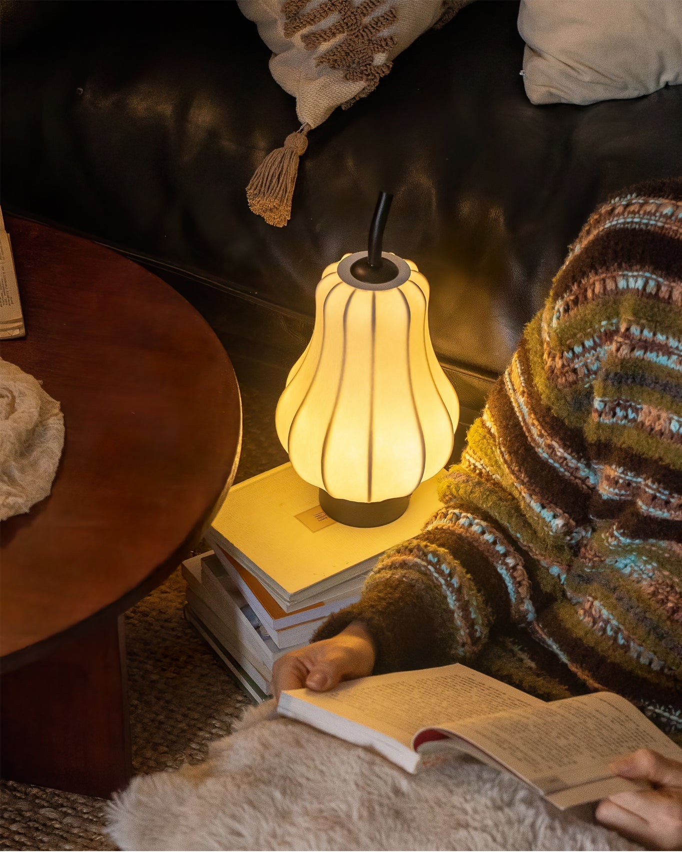 LichtPeer - Table Lamp with Rechargeable Battery and Creative Design