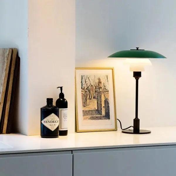 DiskLume - Metal Bordlampe med Lavt Design