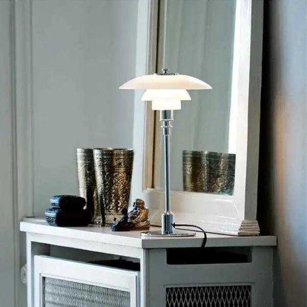 DiskLume - Metal Bordlampe med Lavt Design