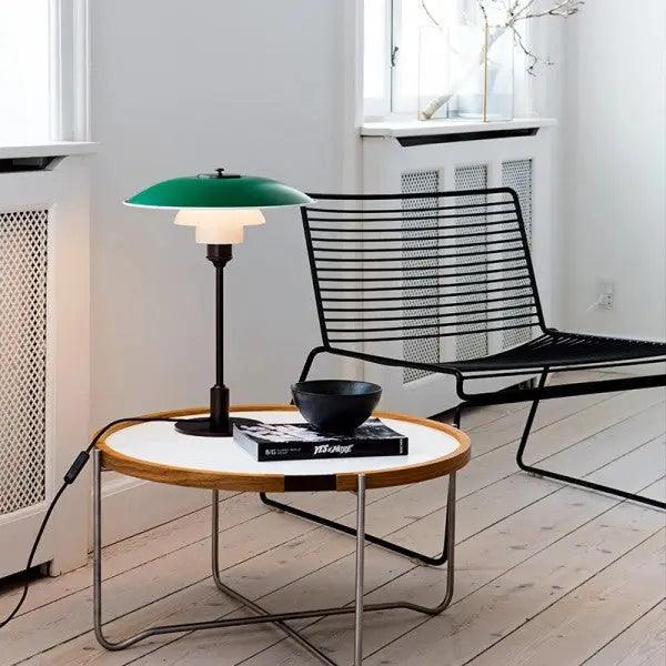 DiskLume - Metal Bordlampe med Lavt Design