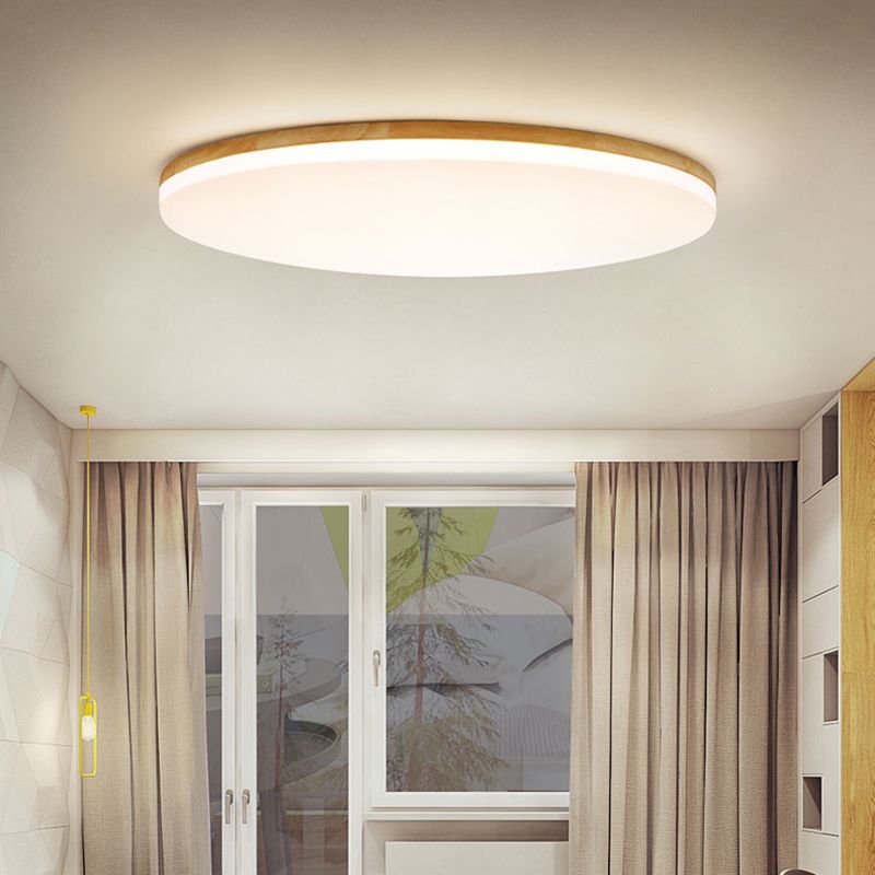 WoodMetal – LED loftlampe med træ og metal
