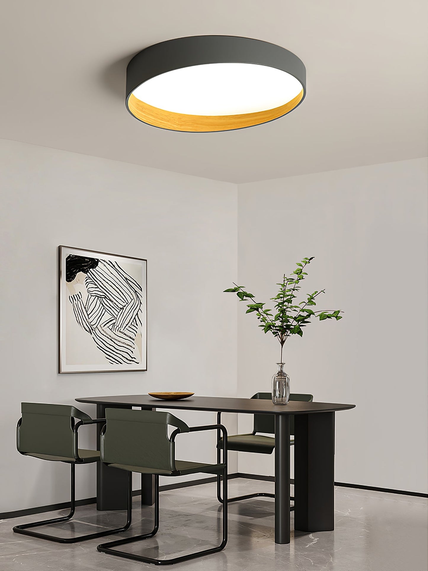 LuxeAlton - Ceiling Light with Elegant Finish and Subtle Lighting