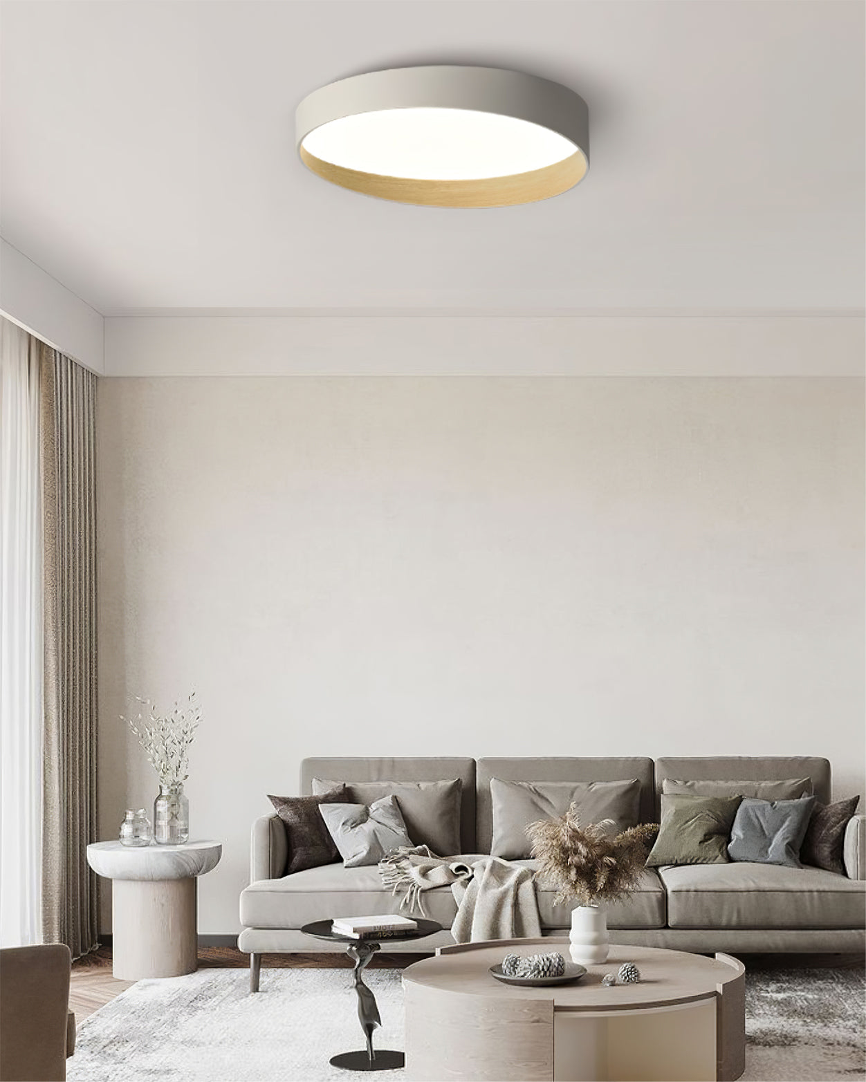 LuxeAlton - Ceiling Light with Elegant Finish and Subtle Lighting