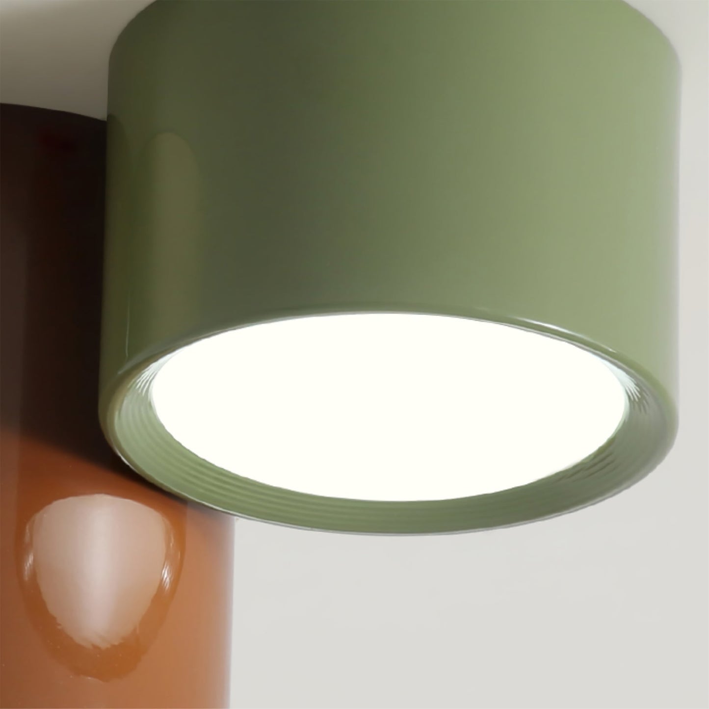 LuxeAsher - Ceiling Light with Combined Elements and Subtle Lighting