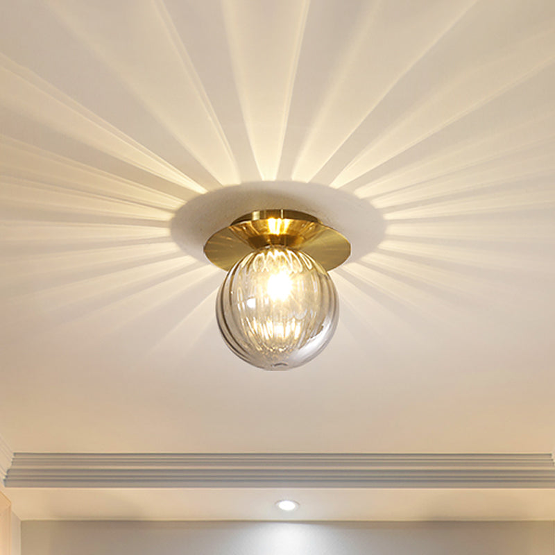 ElegantGlans - Ceiling Light in Smoked Gold
