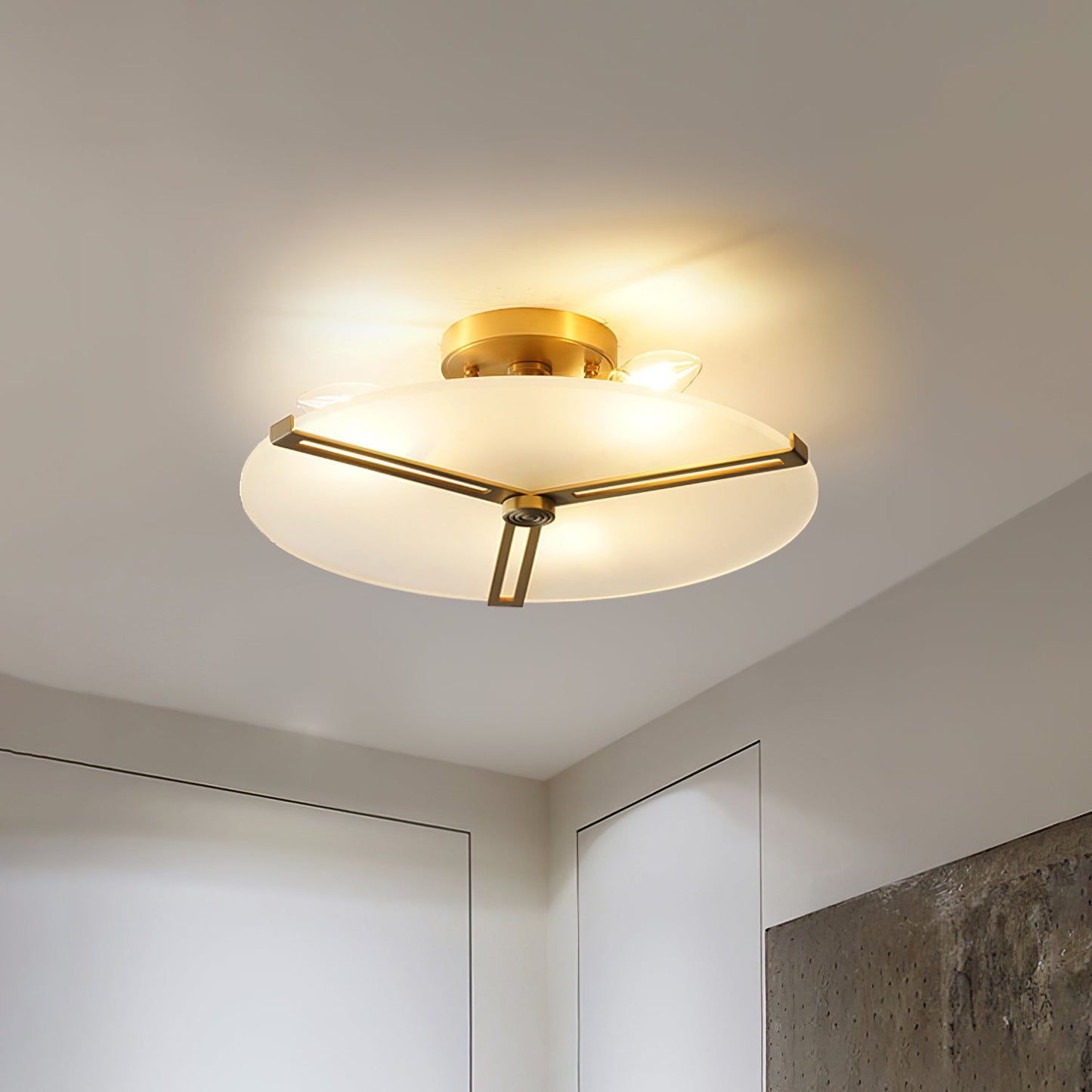LuxeASO - Ceiling Lamp with Contemporary Design and Subtle Lighting