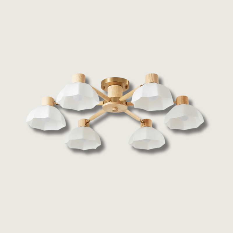FloralLuxe - Deckenlampe mit Blumendesign und stimmungsvoller Beleuchtung