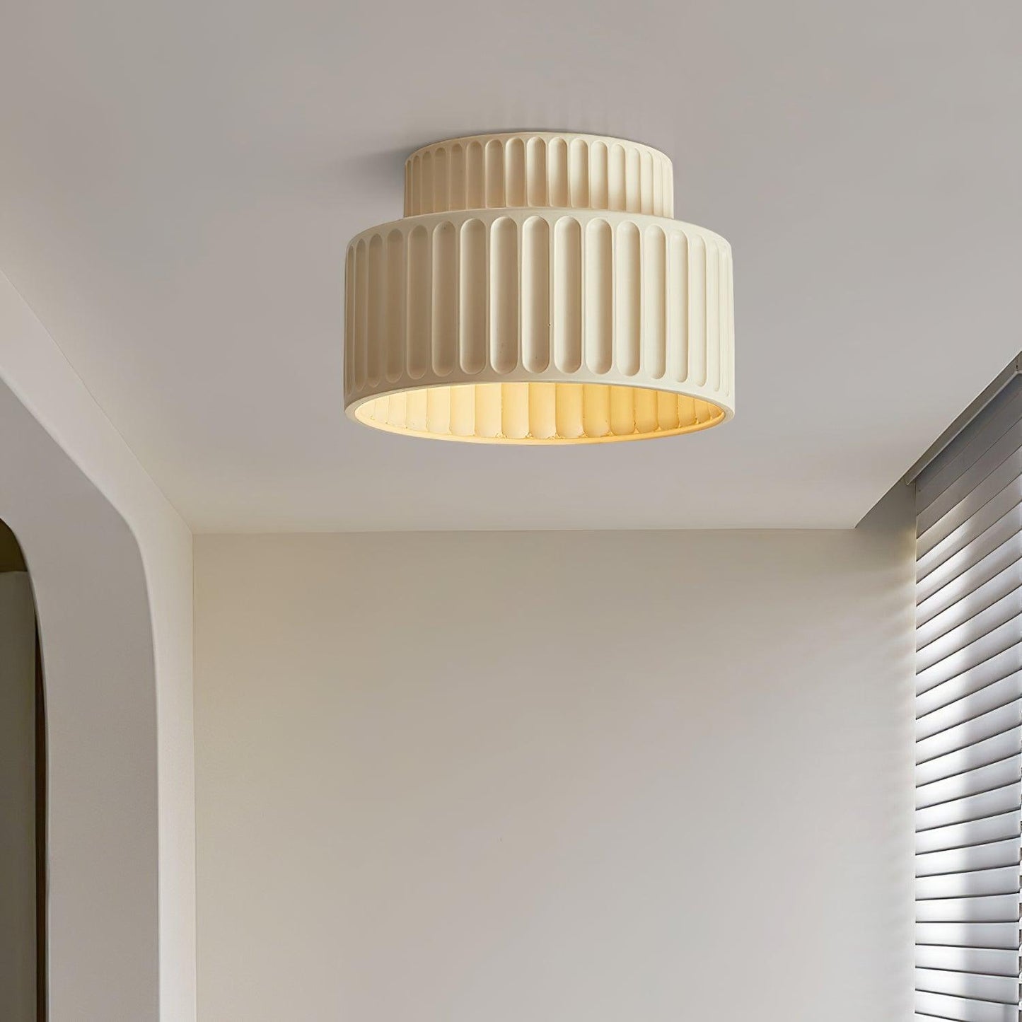 LuxeKami - Ceiling Lamp with Japanese Influences and Subtle Lighting