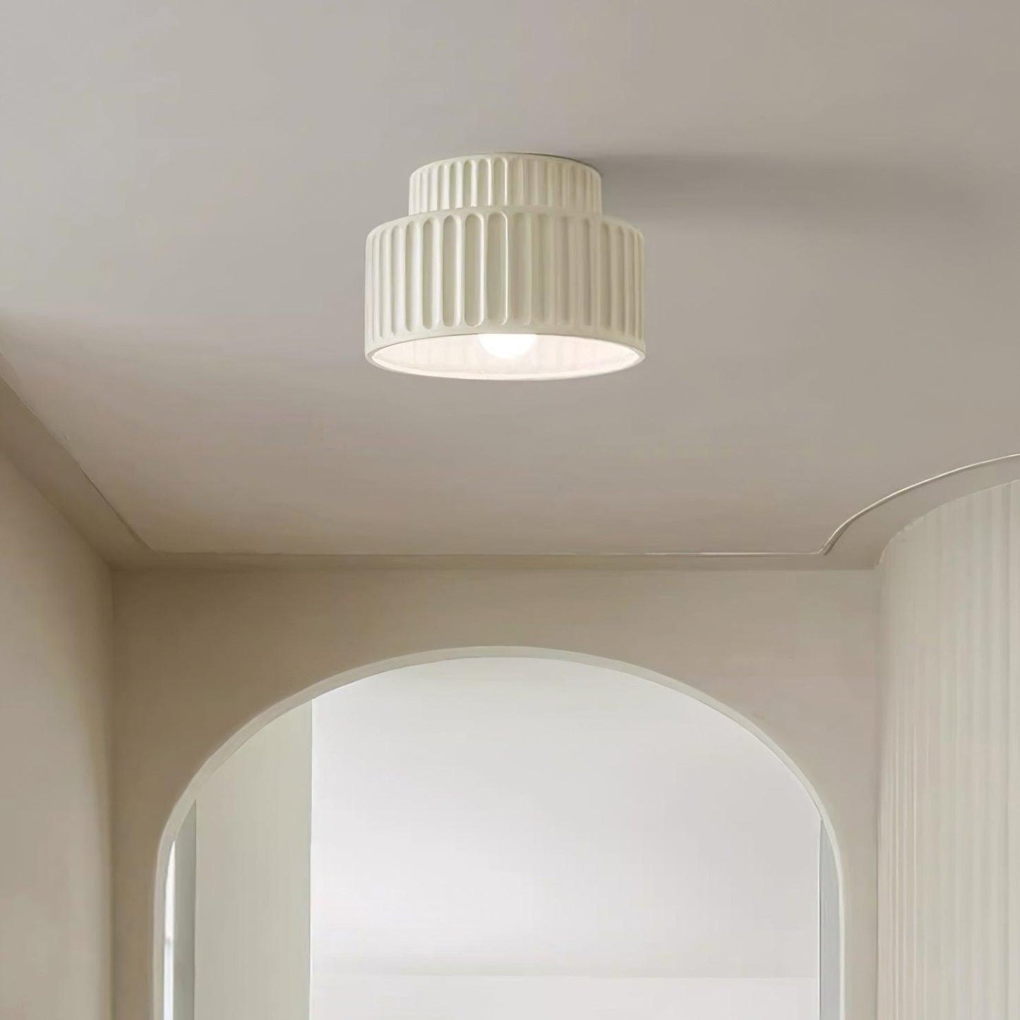 LuxeKami - Ceiling Lamp with Japanese Influences and Subtle Lighting
