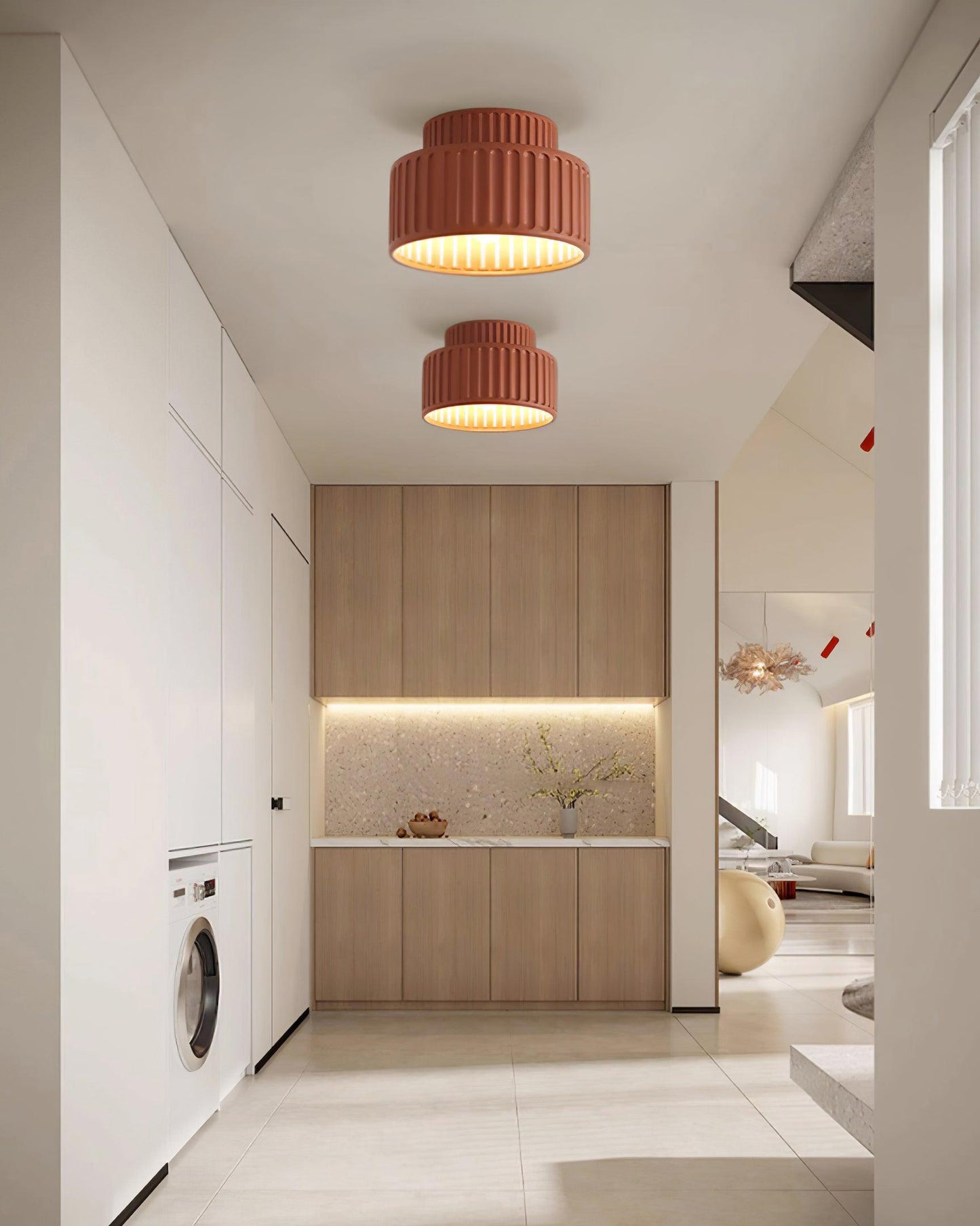 LuxeKami - Ceiling Lamp with Japanese Influences and Subtle Lighting