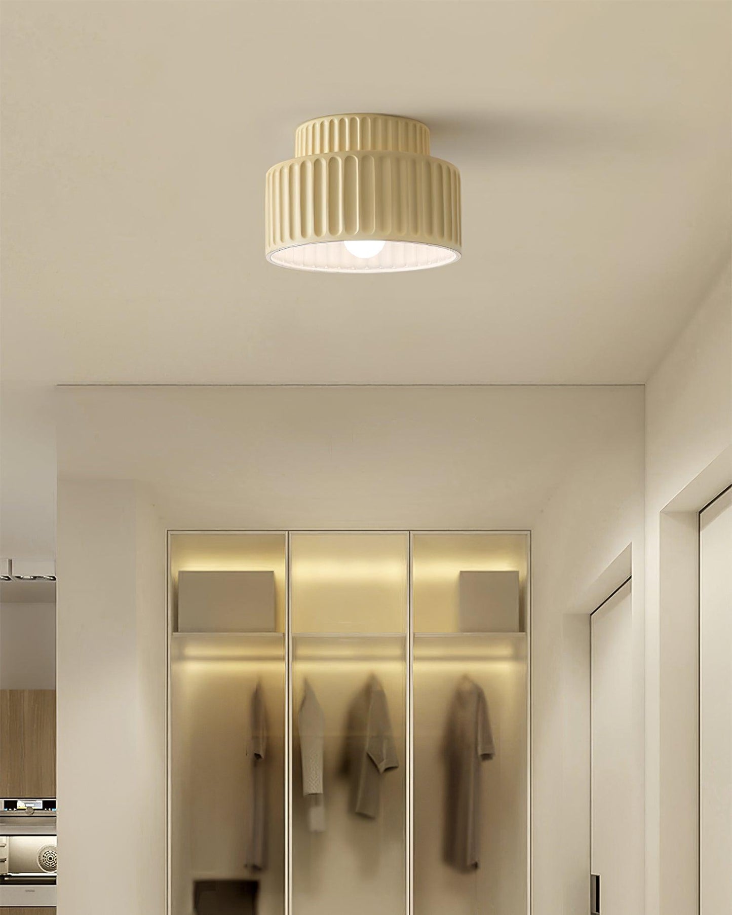 LuxeKami - Ceiling Lamp with Japanese Influences and Subtle Lighting