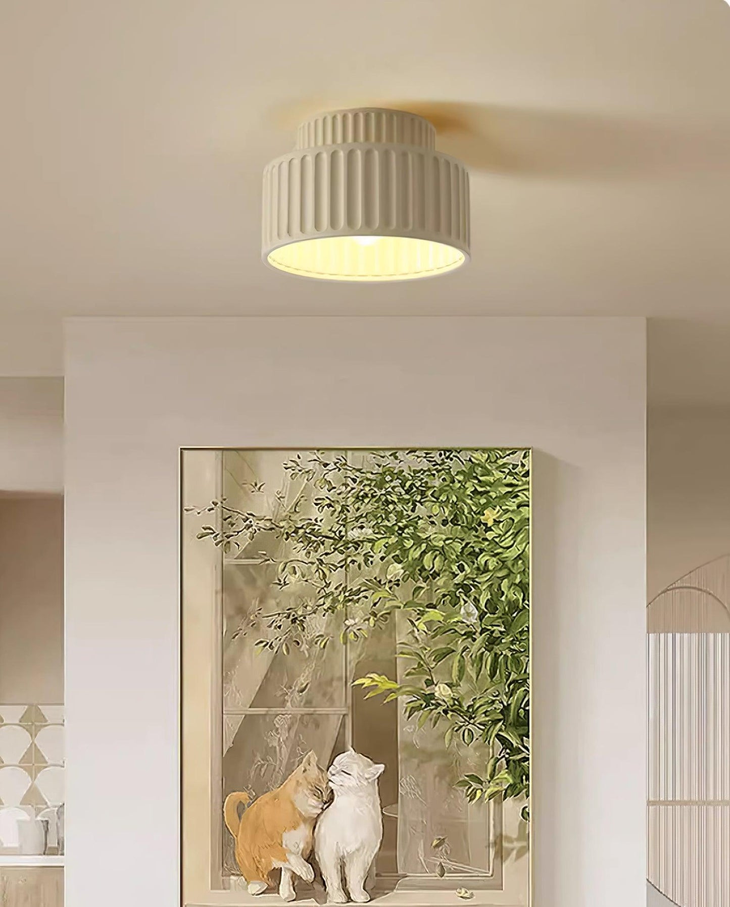 LuxeKami - Ceiling Lamp with Japanese Influences and Subtle Lighting
