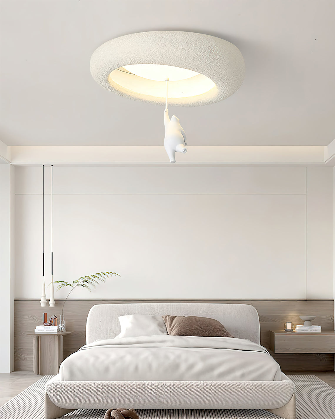 LuxeKami - Ceiling Light with Playful Bears and Subtle Lighting