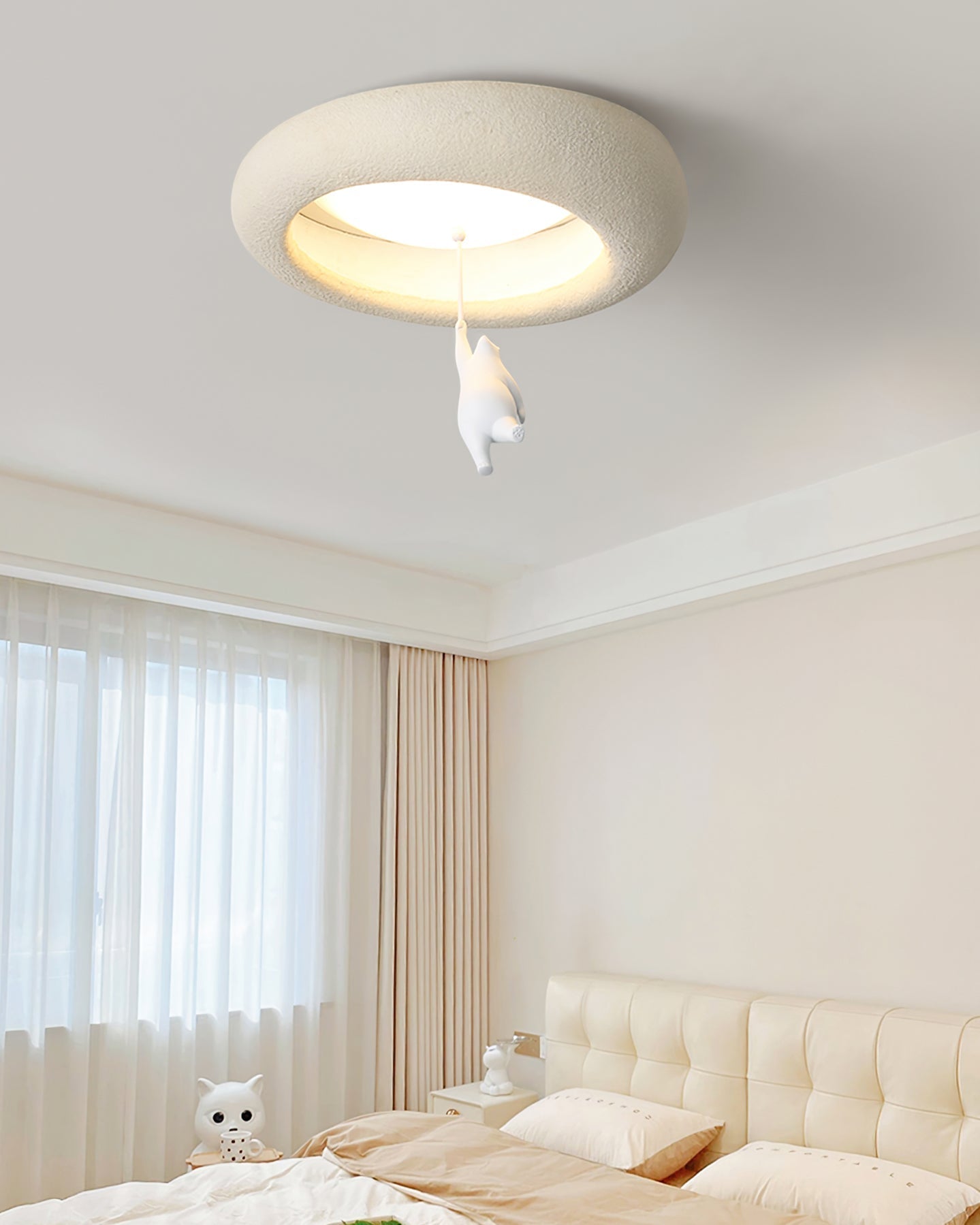 LuxeKami - Ceiling Light with Playful Bears and Subtle Lighting