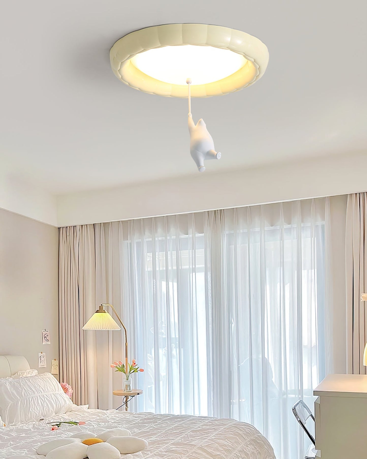 LuxeKami - Ceiling Light with Playful Bears and Subtle Lighting