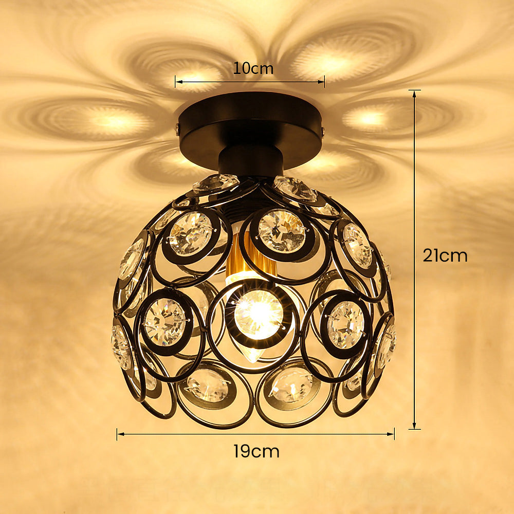 CrystalHalo - Luxe Hall Ceiling Light