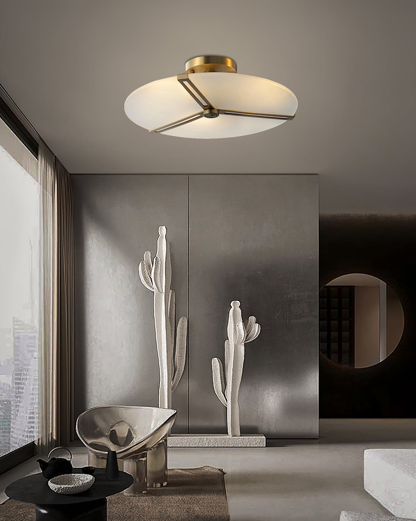 LuxeASO - Ceiling Lamp with Contemporary Design and Subtle Lighting