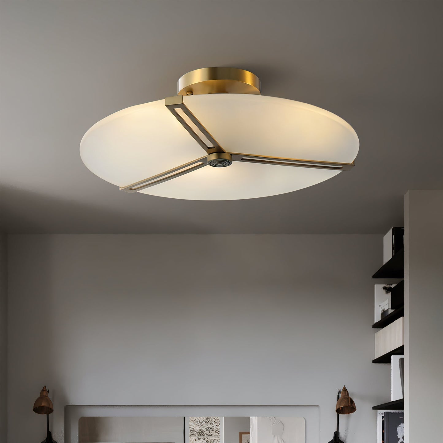 LuxeASO - Ceiling Lamp with Contemporary Design and Subtle Lighting