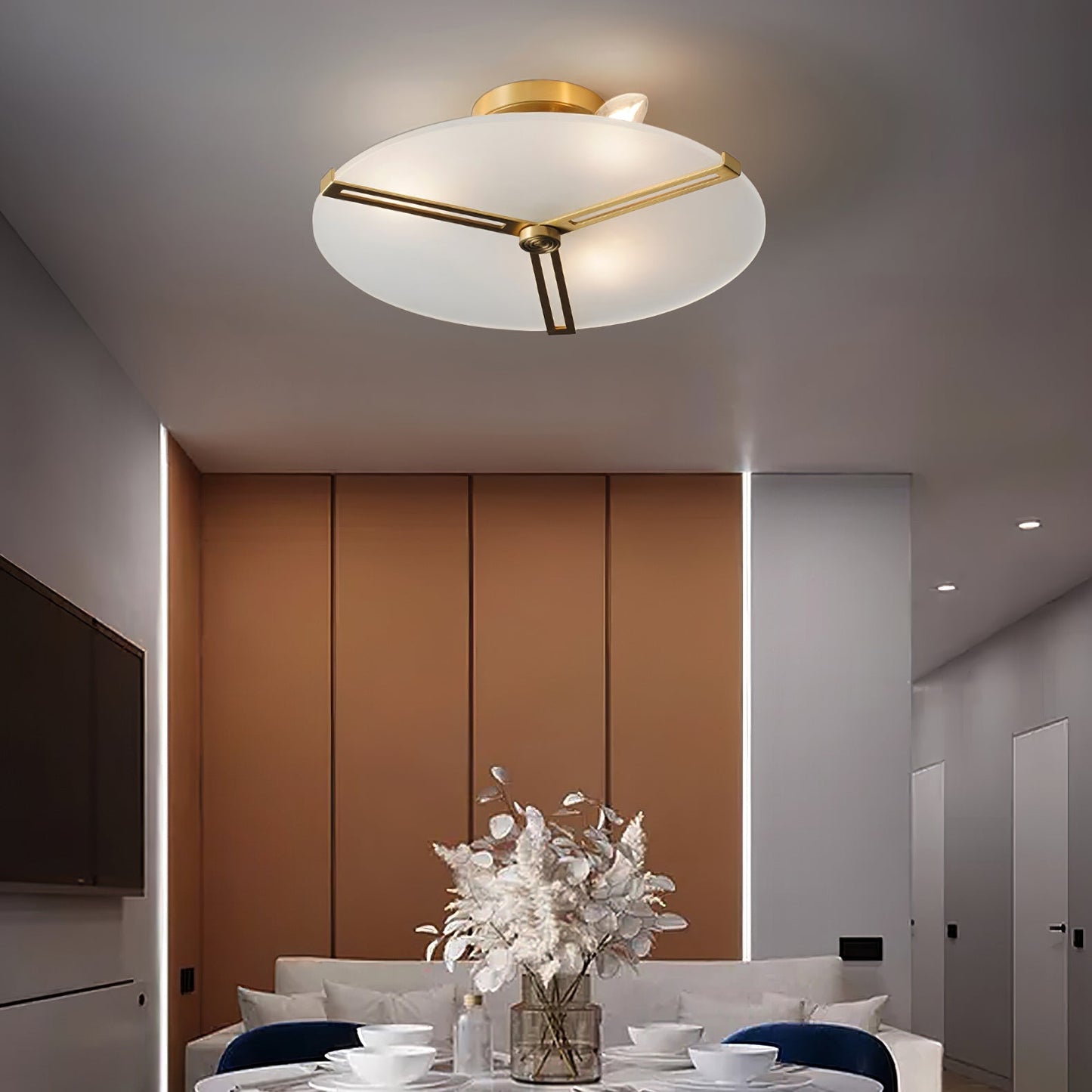 LuxeASO - Ceiling Lamp with Contemporary Design and Subtle Lighting
