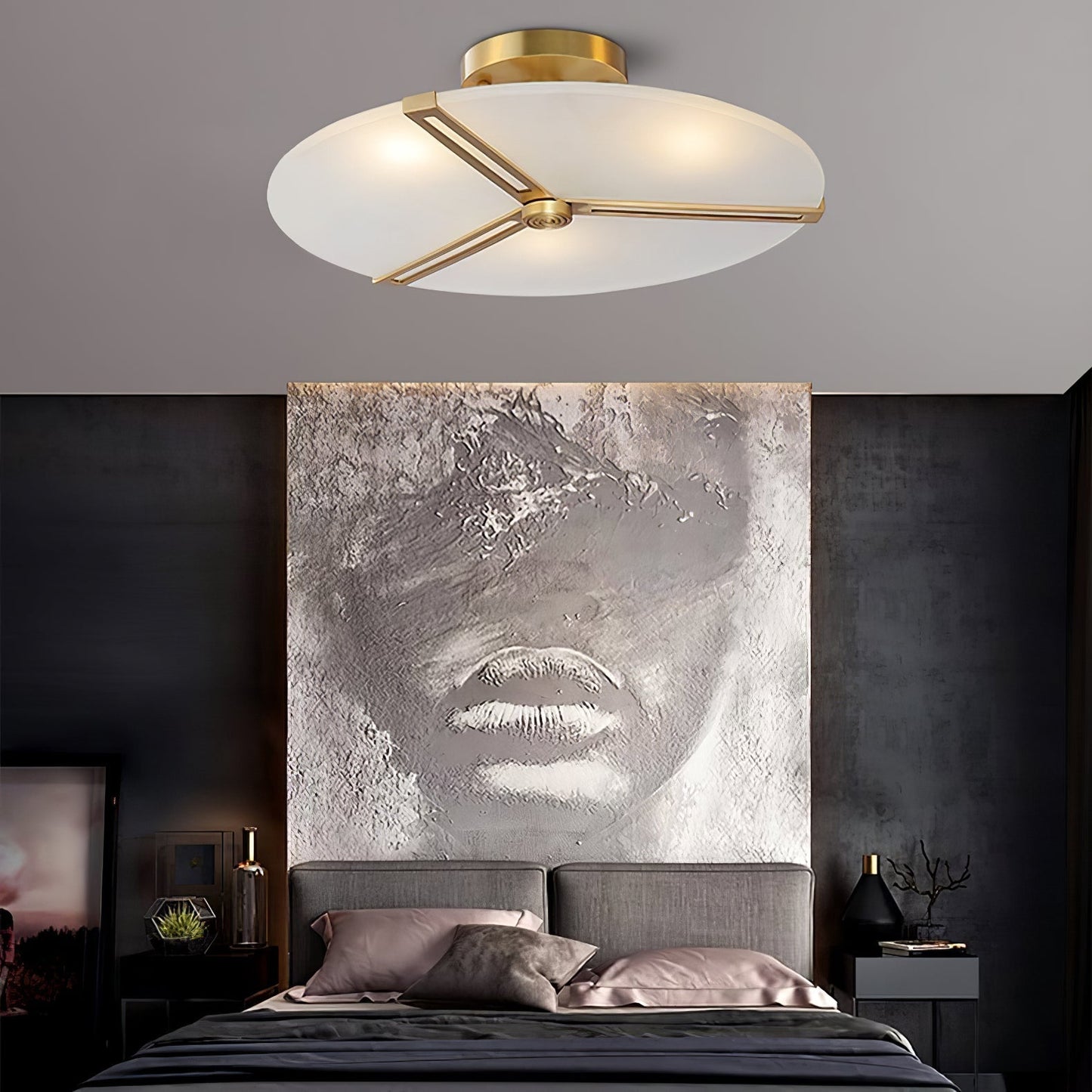 LuxeASO - Ceiling Lamp with Contemporary Design and Subtle Lighting